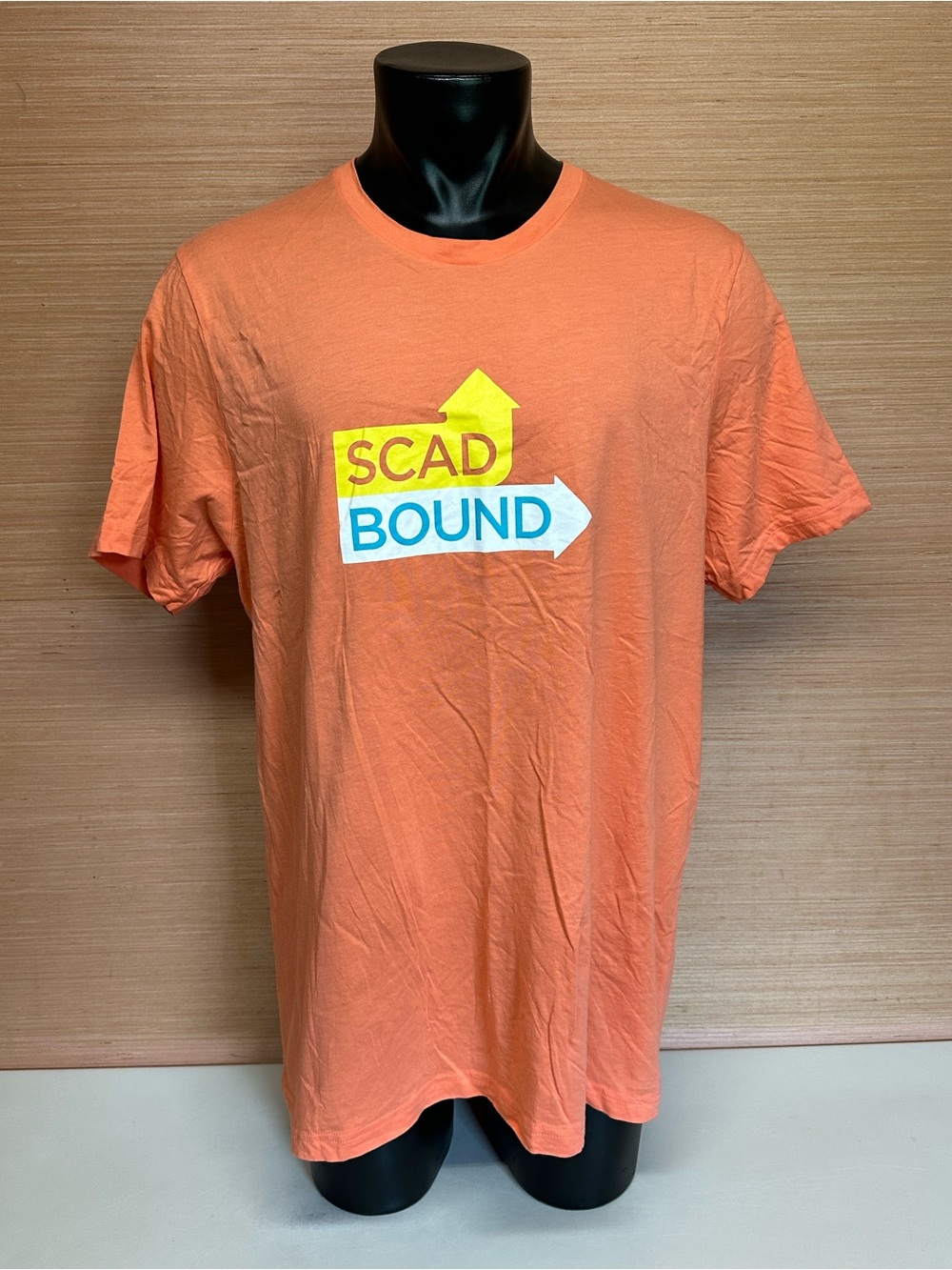 Savannah School of Art and Design SCAD Bound Peach T-Shirt Adult Size 2XL